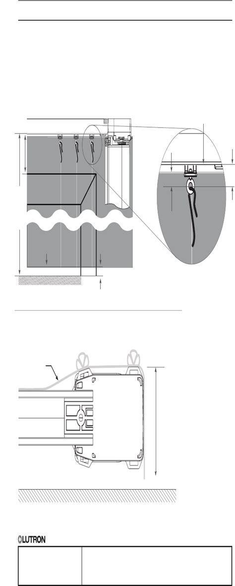 Fill - Free fillable Drapery Track System Lutron Drapery Track System Chassis (Lutron ...