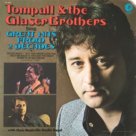 Tompall & The Glaser Brothers* - Sing Great Hits From Two Decades (1972, Vinyl) | Discogs