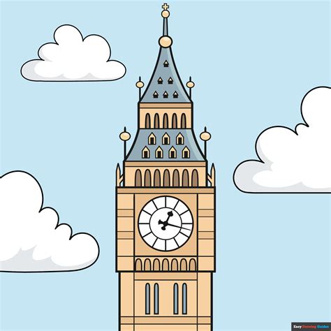 Tower Clock Clipart Pdf