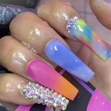 Vibrant Rainbow Nails for a Pop of Color!