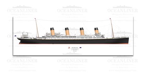 1/200 and 1/350 Scale- HMHS Britannic, 1916 — Oceanliner Designs ...