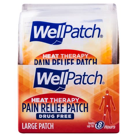 Save on WellPatch Warming Heat Therapy Pain Relief Patch Large Drug Free Order Online Delivery ...