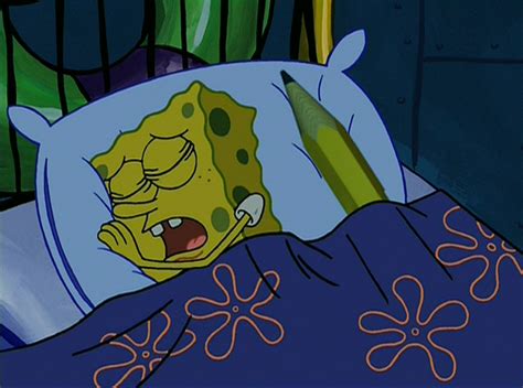 Image - SpongeBob sleeping with magic pencil(2).PNG | Encyclopedia SpongeBobia | FANDOM powered ...