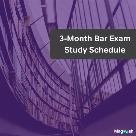 It's prep time! Check out Magoosh's 3-month bar exam study schedule for ...