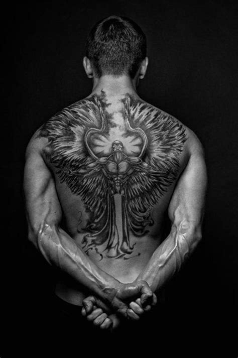 Angel Tattoos For Men Back - Printable Calendars AT A GLANCE