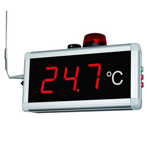 PT100 High Precision Digital Thermometer Hygrometer With Large LED Display