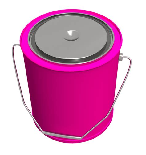 Pink Bucket PSD and Picture - Free Downloads and Add-ons for Photoshop