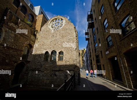 Remains of Winchester Palace, the medieval residence of the Bishop of ...