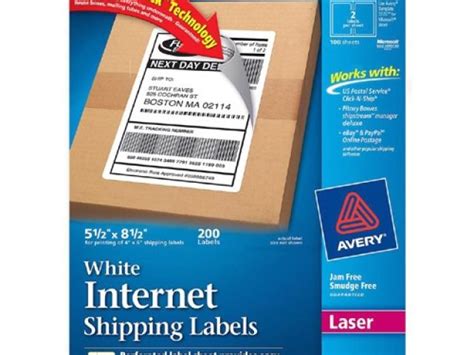 Avery Shipping Label Template 5126 Shipping Label Avery Dennison 5126 Ave5126 Labels ...