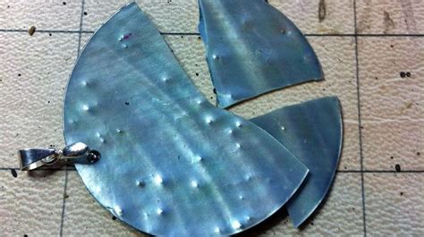 An example of brittle metal. Brittle means that it shatters easily ...