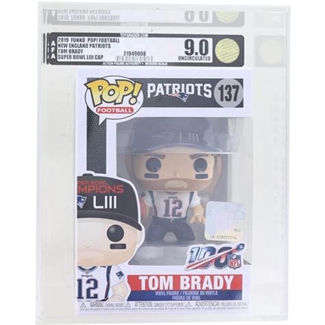 Funko New England Patriots Nfl Funko Pop Vinyl Figure | Sb Liii Tom Brady Graded Afa 9.0 : Target