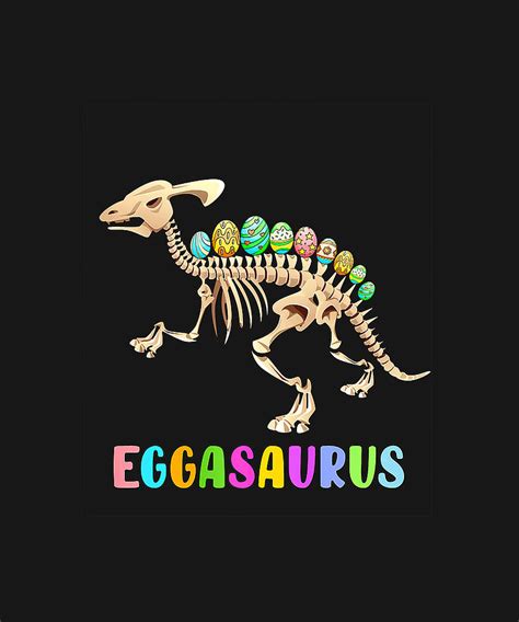 Kids Easter Egg Hunt Dinosaur Dino Eggasaurus Drawing by DHBubble - Fine Art America