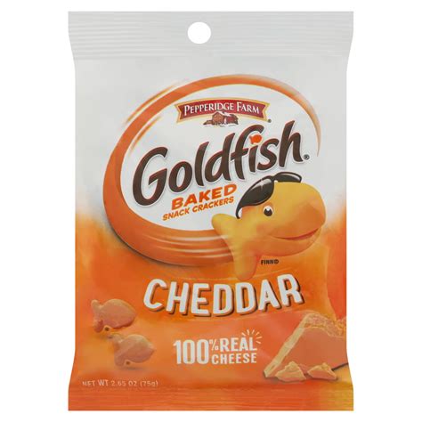 Pepperidge Farm Goldfish Cheddar Baked Snack Crackers - Shop Crackers & Breadsticks at H-E-B