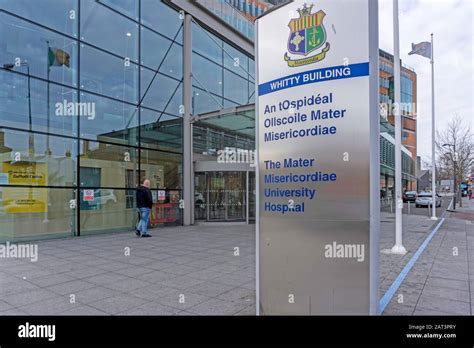 The entrance to the Mater Public Hospital, the Whitty Building, North ...