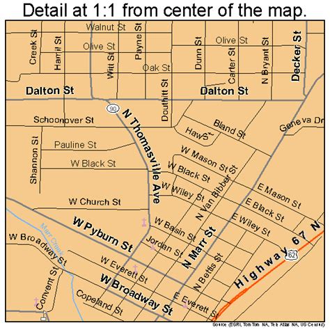 Pocahontas Trail System Map