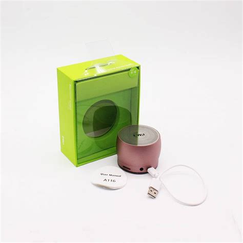 EWA A116 Portable Wireless Bluetooth Mini Speaker - Grey