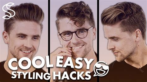 Men's Hairstyling Hacks - Easy Tutorial - Men hair inspiration - YouTube