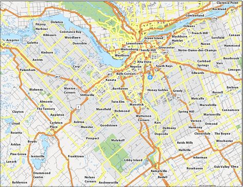 Map of Ottawa, Canada - GIS Geography