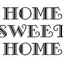 'home sweet home' wall sticker by nutmeg wall stickers | notonthehighstreet.com