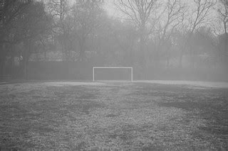 Lone goal. | Looking across the park earlier in the week at … | Flickr