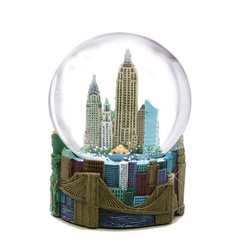 New York City Snow Globe, 3.5 Inches, from NYC Skyline Snow Globes ...