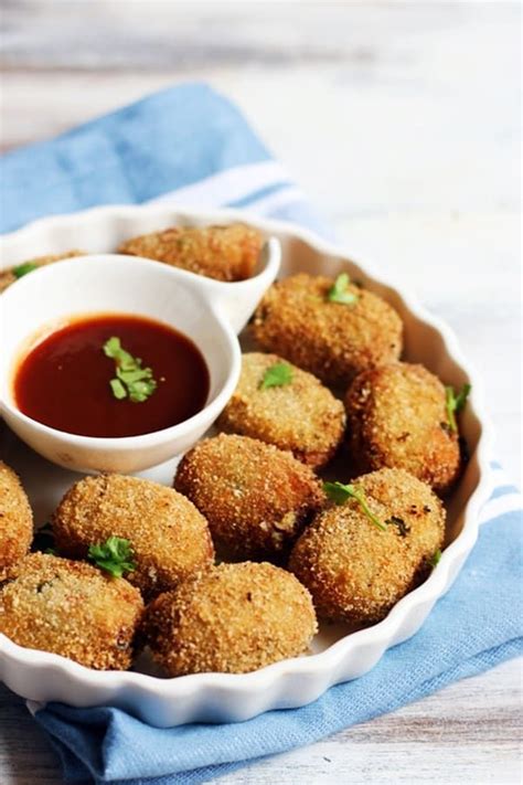 Veg nuggets recipe is a crispy and tasty starter or snack with mixed ...