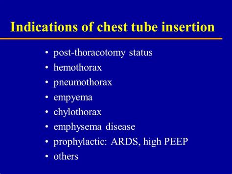 Prepare for Medical Exams : Regarding Indications For Insertion Of A ...