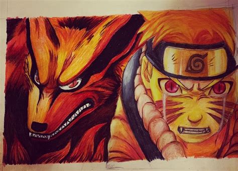 Drawings Of Naruto Nine Tailed Fox