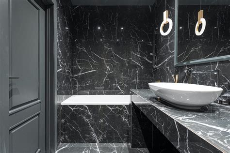 Black Marble Bathroom