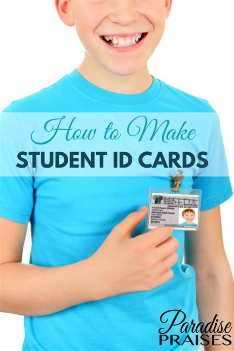 Want to create your own student ID cards for your homeschool, co op or extra curricular ...