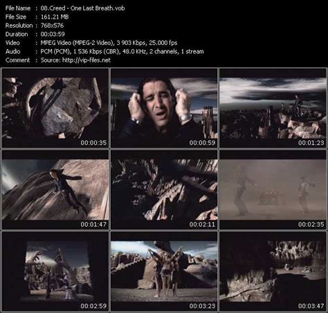 Creed - One Last Breath - Download Music Video Clip from VOB Collection ...