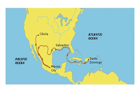 Juan Ponce De Leon Route Map