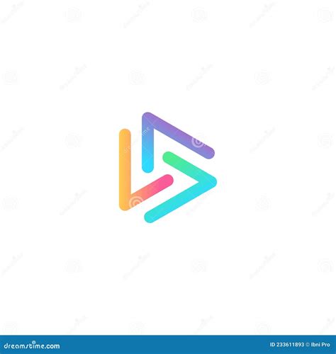 Letter L colorful logo stock vector. Illustration of sport - 233611893