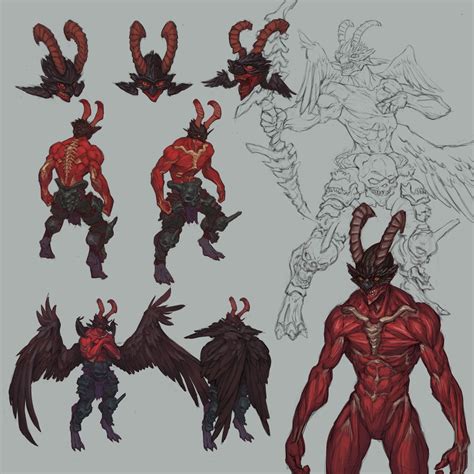 ArtStation - Demon Hunter, Morgan Howell | Fantasy character design, Character art, Creature ...