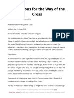 Wayofcross PDF | PDF | Stations Of The Cross | Indulgence