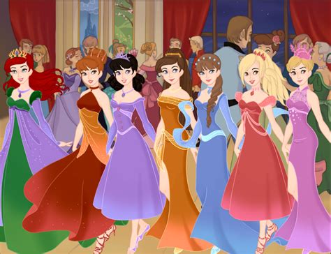 Ariel and her Sisters, Attina, Alana, Adella, Aquata, Arista, and Andrina | Alternative disney ...