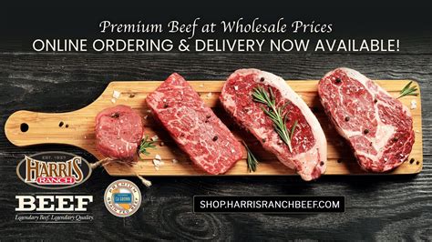 Premium Harris Ranch Beef Now Available for Online Ordering & Delivery at Wholesale Prices ...