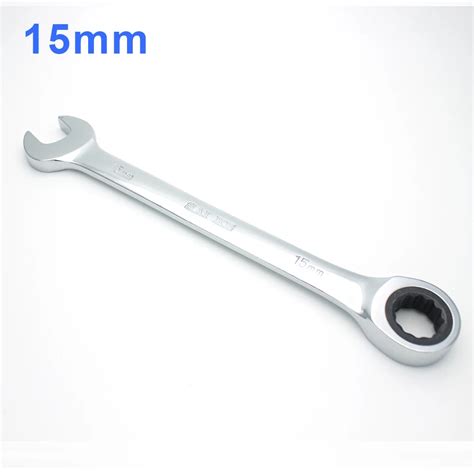 15mm Ratchet Metric Wrenches Spanners Open end Ring Wrench Nut Tools ...