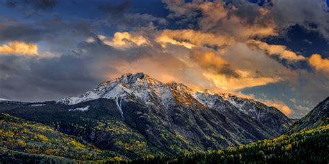 Southwest Colorado Snow Capped Mountain Sunset Fine Art | Photos by Joseph C. Filer