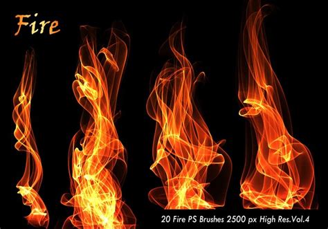 20 Fire PS Brushes abr.Vol.4 - Free Photoshop Brushes at Brusheezy!