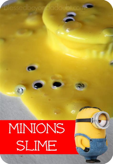 DIY Minions Slime| Super easy recipe!