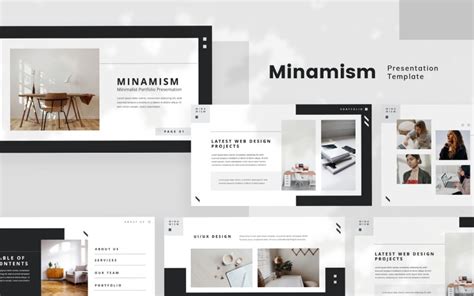 Minamism — Minimalist Portfolio Powerpoint Template