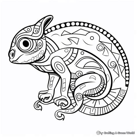 Chameleon Coloring Pages - Free & Printable!