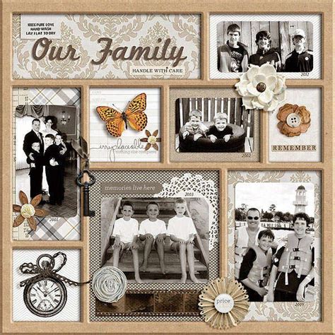 Scrapbooking Layouts with Multiple Photos | Scrapbooking Ideas | 12X12 Layout | Creative ...