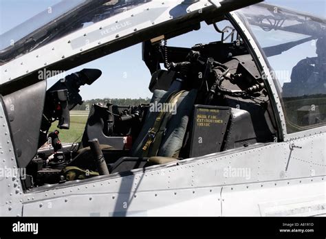 Cockpit of an AH 1W Super Cobra Helicopter Stock Photo - Alamy