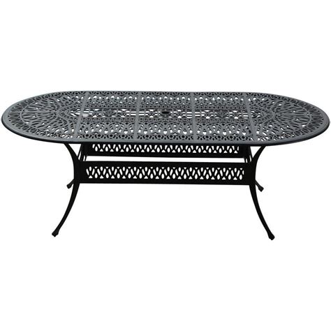 Cast Aluminum: Oval Cast Aluminum Patio Table