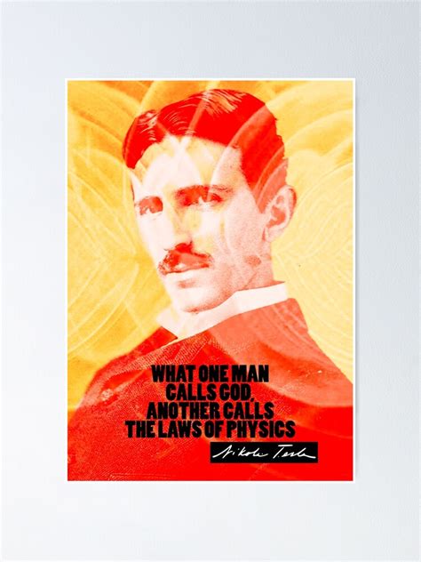 "Nikola Tesla Quote 5" Poster by pahleeloola | Redbubble