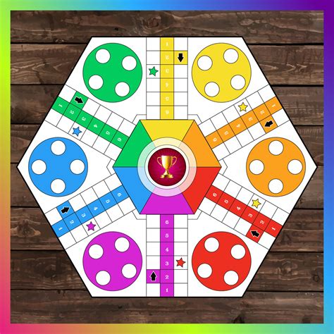 Six players ludo games board design 13139655 Vector Art at Vecteezy