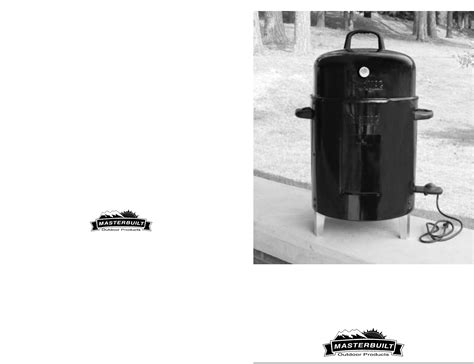 Masterbuilt 2018 Electric Smoker Manual