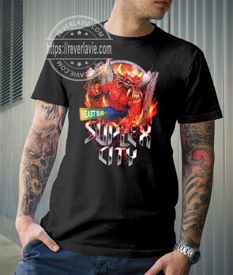 Brock Lesnar 2022 WWE Championship Suplex City T-Shirt - REVER LAVIE